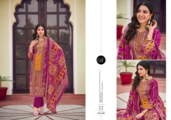 Nusrat Vol 3 By Belliza Modal Viscose Digital Printed Dress Material Orders In India